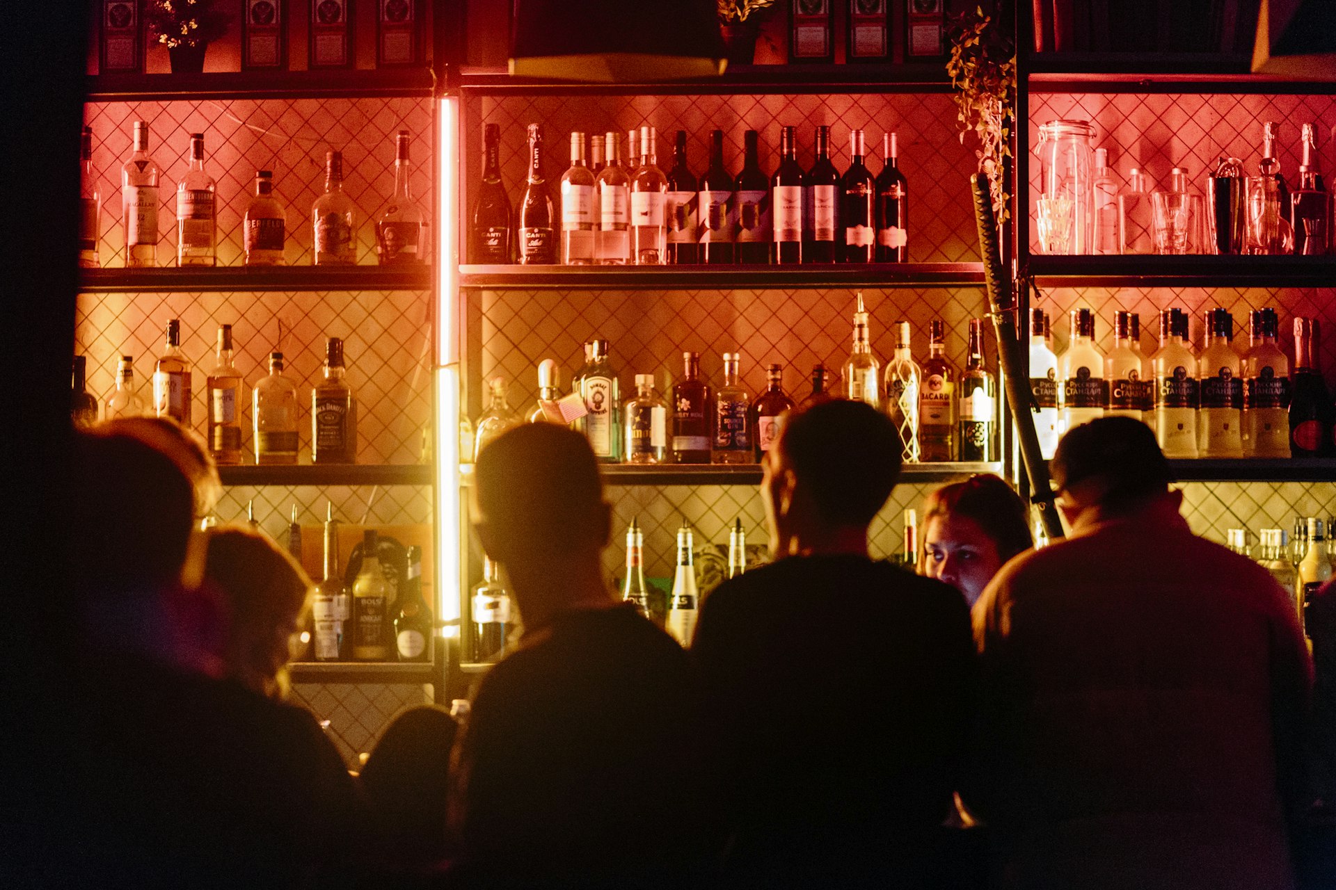 The bar at Calvert Pub and Spirits