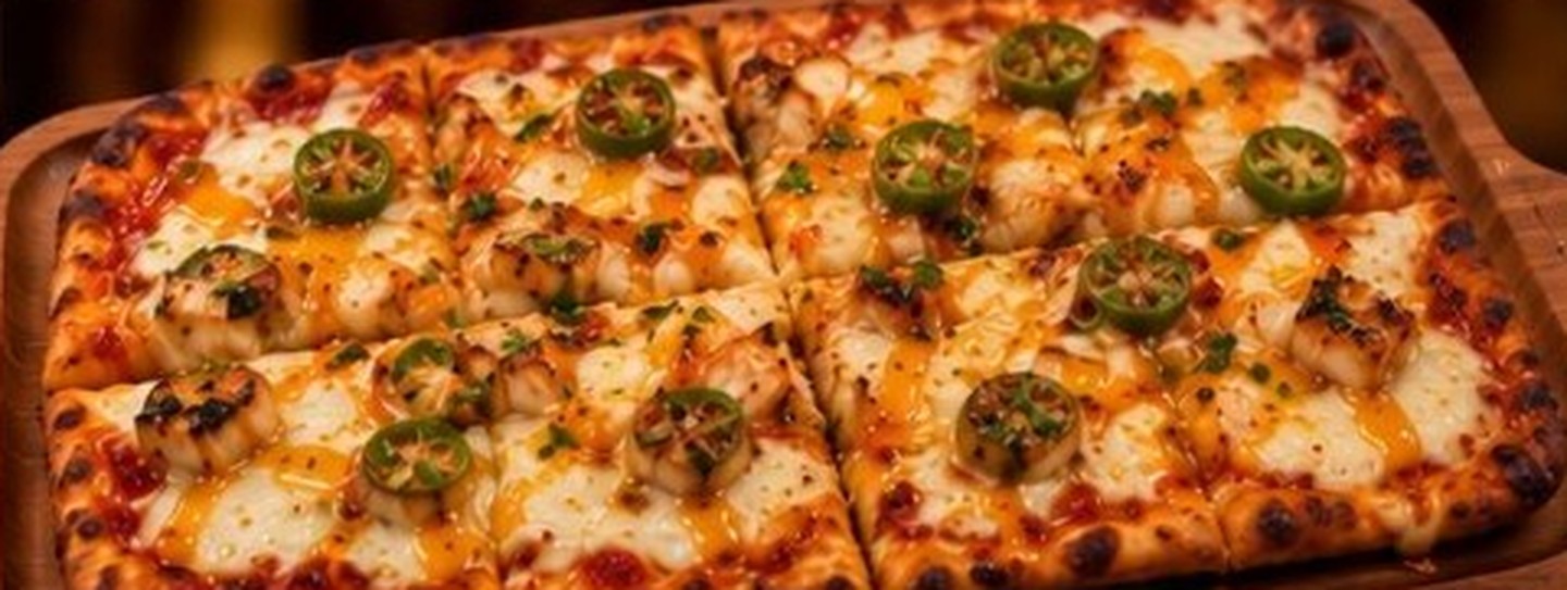 Chicken Jalapeño Honey Pizza